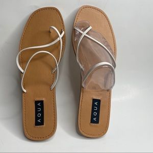 AQUA Zeus Strappy Sandals 9